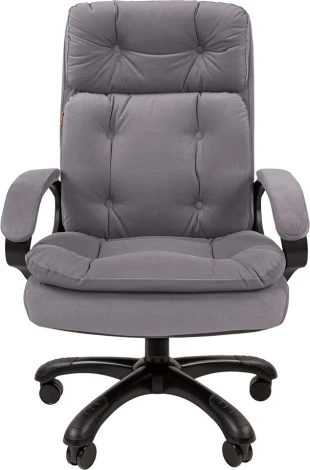 Компьютерное кресло CHAIRMAN 442 ткань (Пластик,Велюр/Серый)