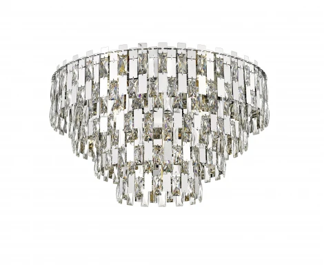 Потолочная люстра каскадная Simple Story 1033 1033-5CL (220V, хрусталь)