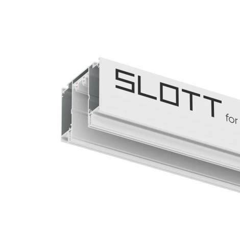 Профиль-трек Denkirs Smart Slott TR2014-WH, для натяжных потолков, 2 м, алюминий, белый (220V)