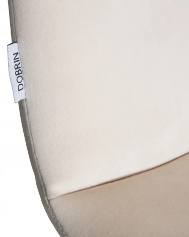 Стул обеденный CHILLY (Кремовый Holland 05, основание черное)