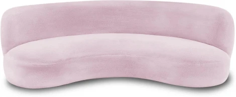 Диван Patti 2400 ОГОГО (арт.853241), (Мех/Розовый)