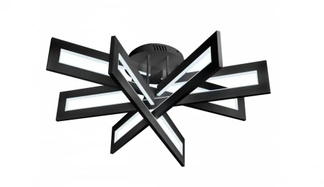 Потолочная люстра iLedex Stalker 9082-R800-X 128W BK (220V, пульт управления)