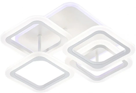 Потолочная люстра светодиодная с таймером Escada Memnon 10221/4LED BL (220V, пульт управления)