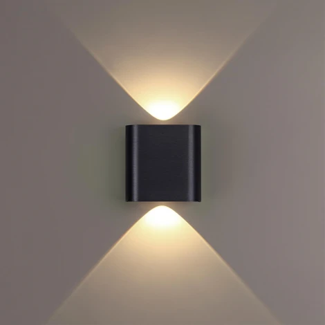 Настенный светильник светодиодный Odeon Light Magnum 7191/2WL черный браш./металл IP20 LED 2W 3000K 220V