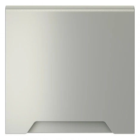 Накладка для розетки с заземлением, защитными шторками и крышкой Voltum S70 VLS000805 (сталь)