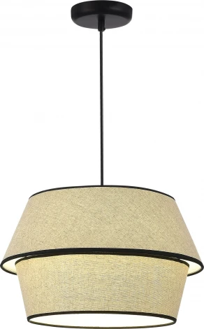 Подвесной светильник ST Luce Jackie SL1354.413.01 Черный/Бежевый, Черный E27 1*40W (220V, на проводе)