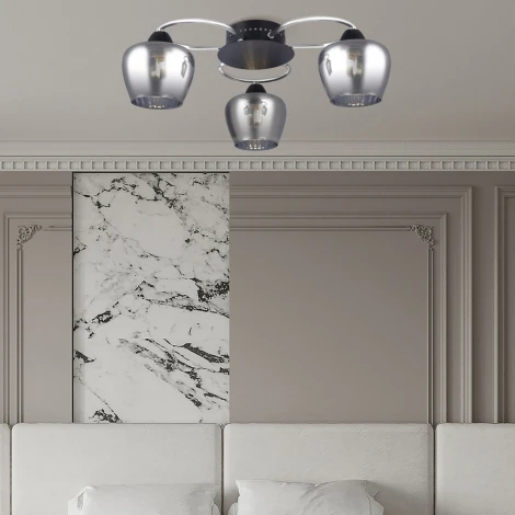 Потолочная люстра Arte Milano AMALFI 321508/3 CR+BK (220V)