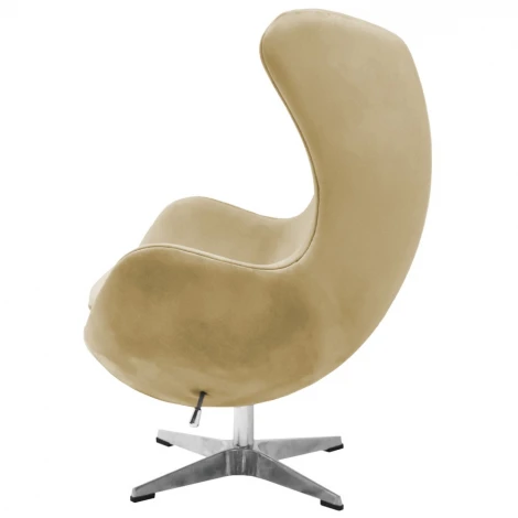 Кресло EGG STYLE CHAIR карамельный, искусственная замша Bradex Home арт.FR 1047