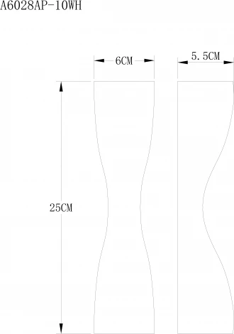Настенный светильник Arte Lamp A6028AP-10WH Algedi (LED, 220V)