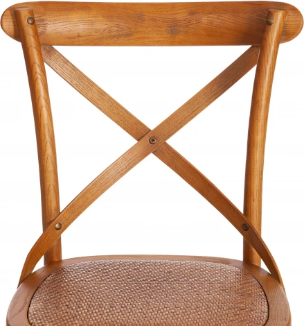 Стул CROSS BAR (mod.CE6002) дерево береза, 49.5*52.5*117, Груша (№3) Tetchair 12820