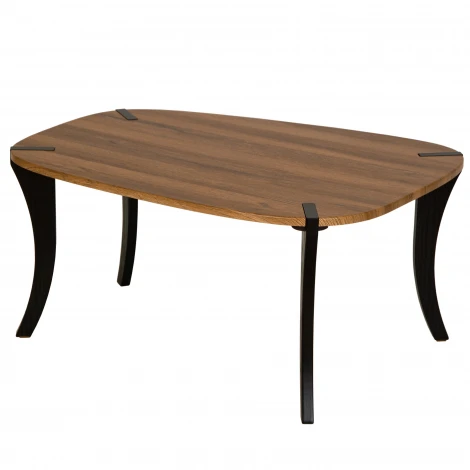 Стол журнальный BeautyStyle 35 дуб вотан/черный Mebelik 009857