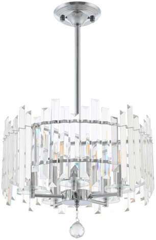 Подвесная люстра хрустальная на штанге Arte Milano Sorrento-2409 372409/5/350/400 CR (220V)