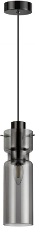 Подвесной светильник Odeon Light Scrow 5057/1 PENDANT черный/дымчатый/металл/стекло E27 1*40W (220V, на проводе, круглые)