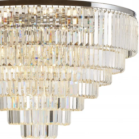 Подвесная люстра Divinare Nova 3001/02 LM-25 (220V, хрусталь, на цепи)