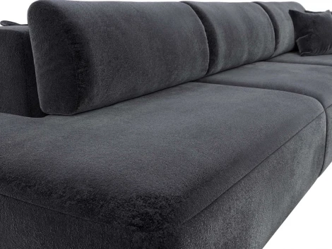 Диван прямой Лига-036 НПБ Модерн Лонг подлокотник справа Лига Диванов (Велюр) арт.127703