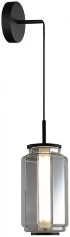 Подвесной светильник Odeon Light Jam 5408/11L черный/дымчатый/металл/стекло/акрил LED 11W 3000K 720Лм (220V, на проводе)