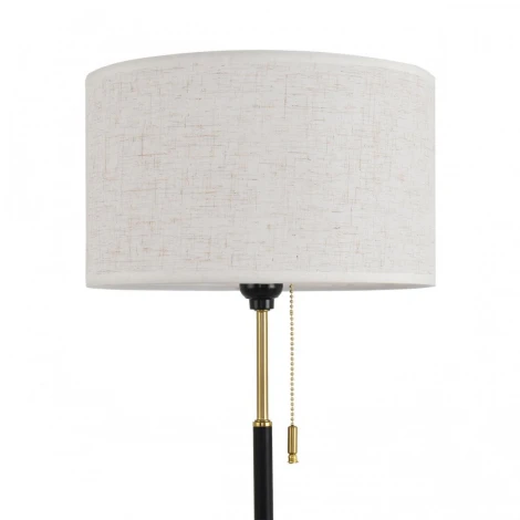 Настольная лампа с выключателем Lumion Irisa 8358/1T медь/черный/белый, металл/текстиль E27 60W 220V