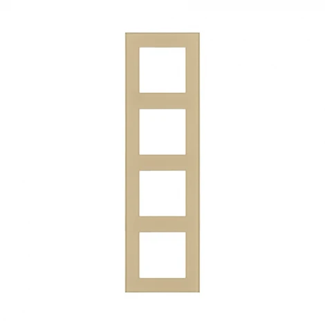 Рамка 4-постовая стекло золотой Kollinger Asthetik AS4GD