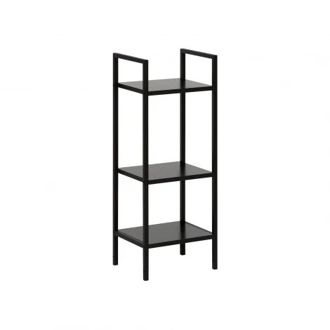 Стеллаж Leset Стилвуд 13 узкий, 3 полки 4687207095730 Металл, Черный