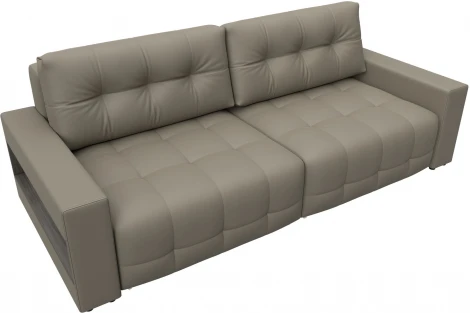 Диван прямой с полками Лига-053 НПБ Лига Диванов (Экокожа) арт.128895