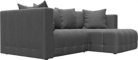 Диван угловой Лига-052 НПБ угол универсальный Лига Диванов (Замша) арт.128816