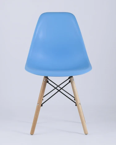 Стул Stool Group Eames Style DSW голубой x4 (разборный каркас) арт.УТ000037603