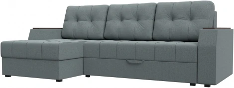 Диван угловой Эмир БС левый угол (Серый/Рогожка) Лига Диванов арт.123011L