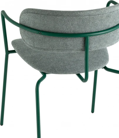 Стул Дженни букле зеленый каркас зеленый полуглянцевый муар Stool Group (арт.УТ000039181)