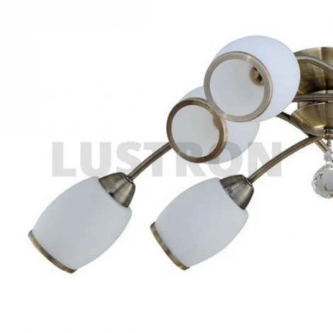 Потолочная люстра IDLamp Nikolina 804/8PF-Oldbronze