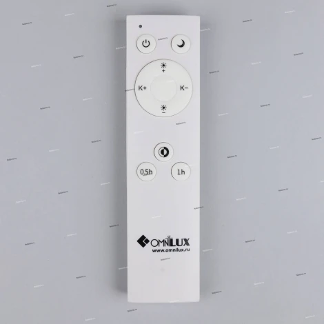 Потолочный светильник круглый Omnilux Campanedda OML-47507-60 (LED, 220V, пульт управления)