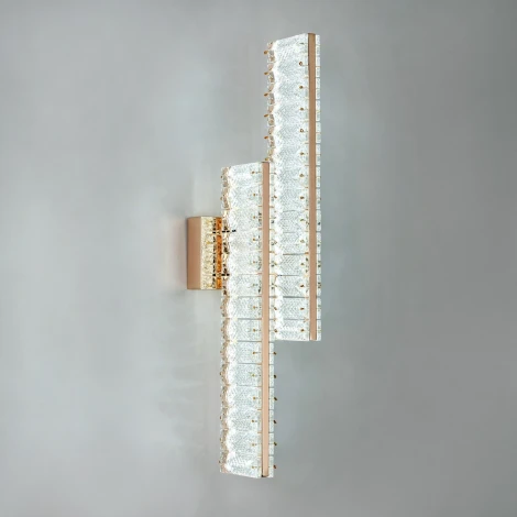 Бра светодиодное хрустальное с регулировкой цветовой температуры Modelux MODELUX ML.753.02 GD