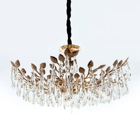 Подвесная люстра хрустальная Modelux MODELUX ML.6747.7 GD