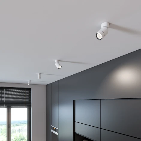 Спот Elektrostandard Niro 25013/01 GU10 белый (220V, круглые)