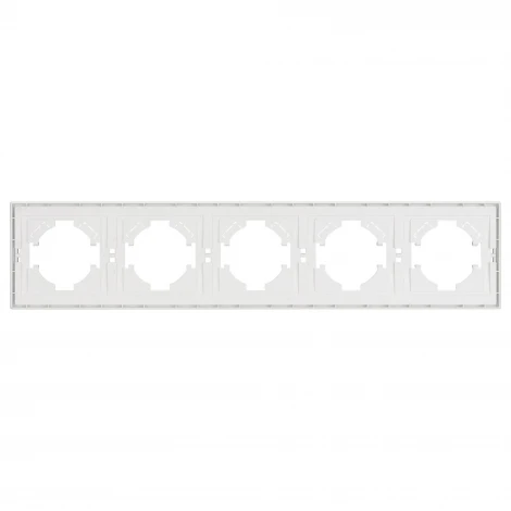 Рамка пластиковая FRM-TENDO-SFPL-5-WH (Arlight, Матовый белый) 054660