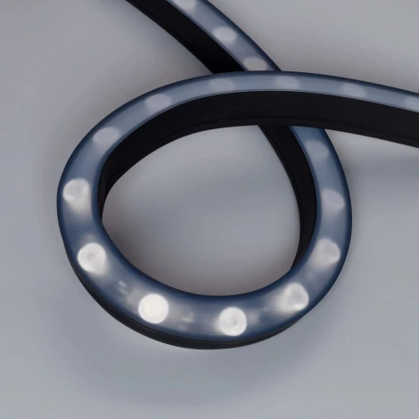 Грейзер DMX THOR-3D-F24-25x27mm 24V RGB (17 W/m, IP65, 1m, wire x2) (Arlight, Силикон) 045257