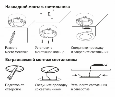 Накладной точечный светильник Elektrostandard DLR020 24W 4200K