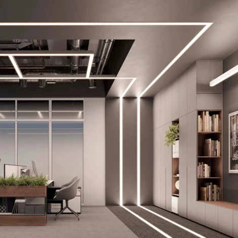 Профиль LINE-6070-3000 ANOD (Arlight, Алюминий) 047502