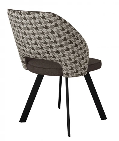 Стул DikLine 274 поворотный SB3/A2 шоколад, ножки черные 00-00076726 00-00076726