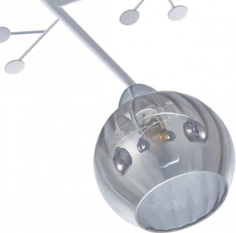 Потолочная люстра на штанге Arte Milano AMALFI 326508/5 WH+CR (220V, шар)