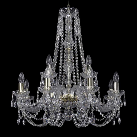 Подвесная люстра Bohemia 1406 1406/8+4/240/h-75/G