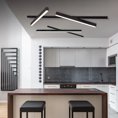 Трековый светильник Elektrostandard X-Line черный матовый 20W 4200K (LTB54) однофазный (LED, 220V)