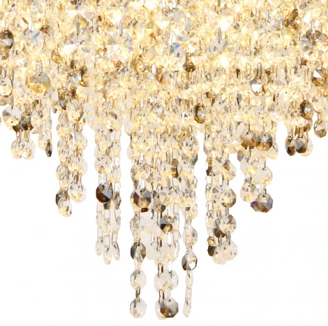 Подвесная люстра Stilfort Rain of Crystal 2187/09/12P (220V, хрусталь, на тросе)