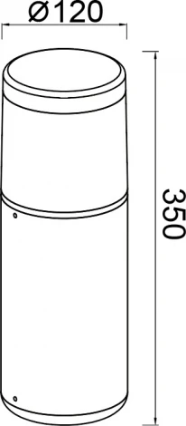 Уличный наземный светильник Mantra Chicago 8844 (220V, круглые, IP65)