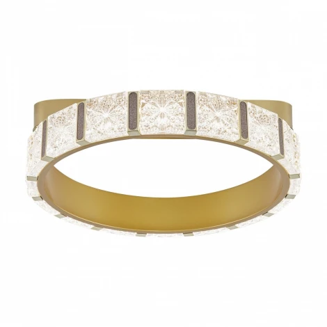 Потолочный светильник круглый Arte Milano Venezia 310183/D400 GD (регулировка яркости, LED, 220V, пульт управления, кольцо)