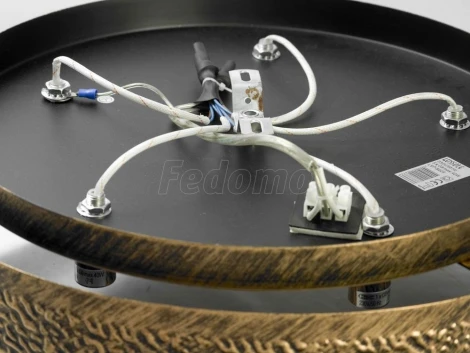 Потолочная люстра Lussole Loft Kenai GRLSP-8025 (220V, круглые, IP21)