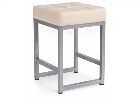 Табурет Woodville Khurkroks ваниль в крапинку / светлый мусс 459669