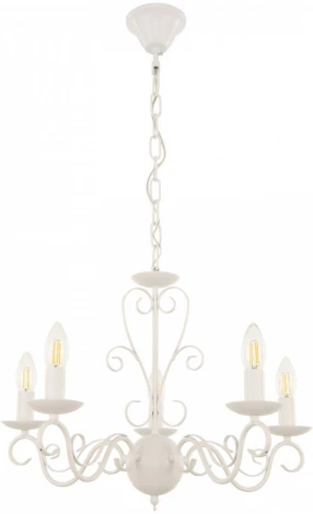 Подвесная люстра Arte Milano AM341369 341369/5 WT (220V, на цепи, подсвечник, свеча)