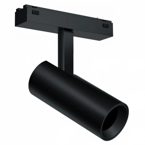 Трековый светильник магнитный 48V iLedex Vision48/25 4825-042-D55-18W-38DG-3000K-BK (круглые)