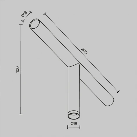 Трековый светильник 3W 48V Maytoni Focus Led C102CL-3W3-6K-BS
