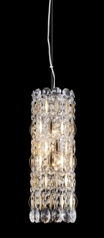 Подвесной светильник Crystal Lux Lirica SP3 CHROME/GOLD-TRANSPARENT